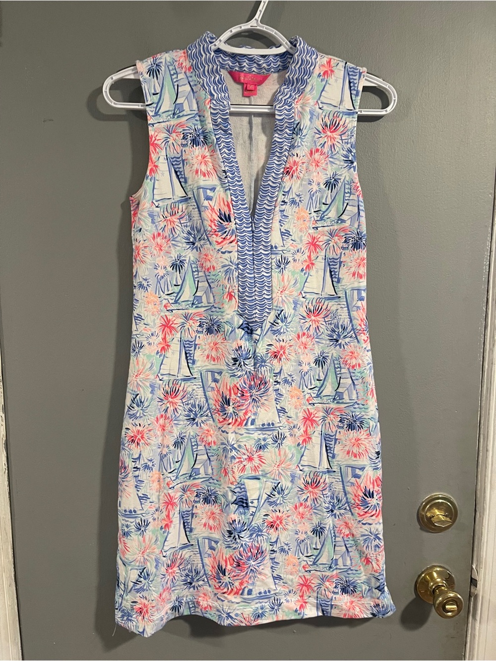Lilly Pulitzer Larsen Shift Dress Size XS - Picture 5 of 9